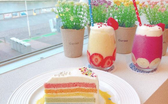 静岡におしゃれなレインボーケーキが食べられるカフェがオープン ピュアラモ Purelamo あなたの生活にかわいいを届ける